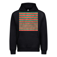 Foreset Green christmas stripes seamless pattern Urban Hoodie - BundleAndBundleShop