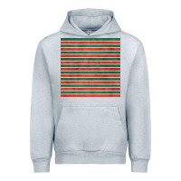 Heather Grey christmas stripes seamless pattern Urban Hoodie - BundleAndBundleShop