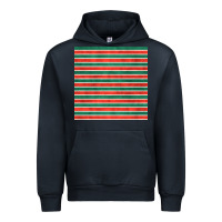 Navy christmas stripes seamless pattern Urban Hoodie - BundleAndBundleShop