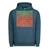 Pigment Midnight Navy christmas stripes seamless pattern Urban Hoodie - BundleAndBundleShop