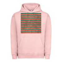 Pigment Salmon christmas stripes seamless pattern Urban Hoodie - BundleAndBundleShop