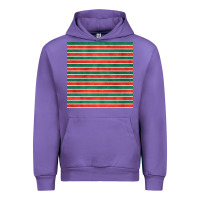 Tulip christmas stripes seamless pattern Urban Hoodie - BundleAndBundleShop
