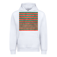 White christmas stripes seamless pattern Urban Hoodie - BundleAndBundleShop