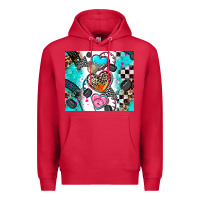 Cardinal race heart Premium Hoodie - AdoDesignShop