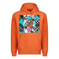 Carrot race heart Premium Hoodie - AdoDesignShop