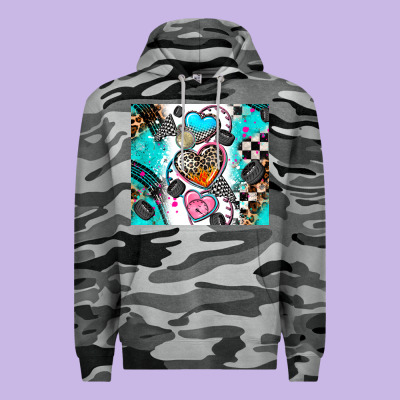 Race Heart Premium Hoodie Designed By Adodesignshop