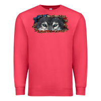 Cardinal Wolf eyes american flag Premium Sweatshirt - RanaPortraitStore