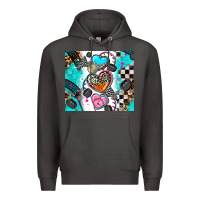 Smoke race heart Premium Hoodie - AdoDesignShop