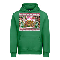 Emerald pink skeleton  christmas Urban Hoodie - AdoDesignShop