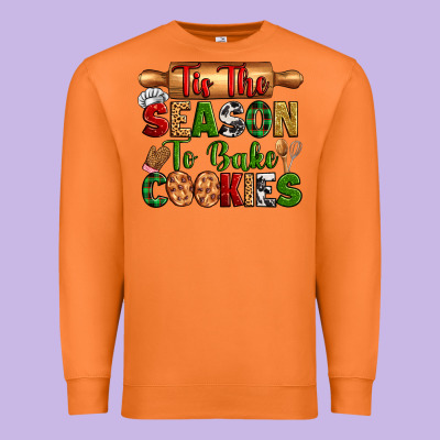 Tih The Season To Bake Cookies Premium Sweatshirt Designed By Zillion Design Studio