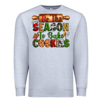 Heather Grey tih the season to bake cookies Premium Sweatshirt - Zillion Design Studio