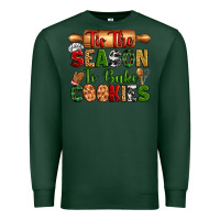 Sports Green tih the season to bake cookies Premium Sweatshirt - Zillion Design Studio