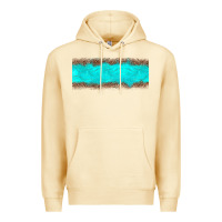 Pina Colada turquoise leopard Premium Hoodie - JahusDesignShop