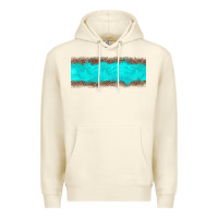 Sandshell turquoise leopard Premium Hoodie - JahusDesignShop