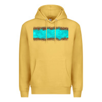 Antique Gold turquoise leopard Premium Hoodie - JahusDesignShop