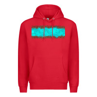Red turquoise leopard Premium Hoodie - JahusDesignShop