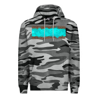 Slate Camo turquoise leopard Premium Hoodie - JahusDesignShop