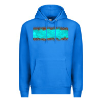 True Royal turquoise leopard Premium Hoodie - JahusDesignShop