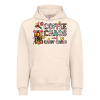 Sandshell coffee chaos and candy canes Urban Hoodie - AdoDesignShop