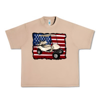 Burro golf cart american flag Urban Heavy Tee - Artiststas