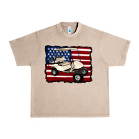 French Oak golf cart american flag Urban Heavy Tee - Artiststas