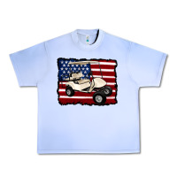 Grape Ice golf cart american flag Urban Heavy Tee - Artiststas