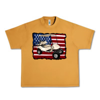 Peanut Butter golf cart american flag Urban Heavy Tee - Artiststas