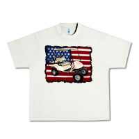 Pistachio golf cart american flag Urban Heavy Tee - Artiststas