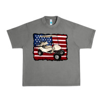 Tornado golf cart american flag Urban Heavy Tee - Artiststas