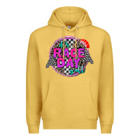 Antique Gold it's race day y'all Premium Hoodie - AdoDesignShop