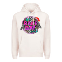 Pale Pink it's race day y'all Premium Hoodie - AdoDesignShop