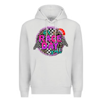 Dove Grey it's race day y'all Premium Hoodie - AdoDesignShop