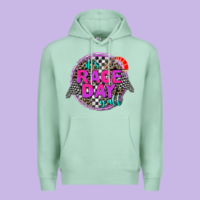 It's Race Day Y'all Premium Hoodie Designed By Adodesignshop