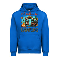 Cobalt i'd rather be camping Urban Hoodie - JahusDesignShop