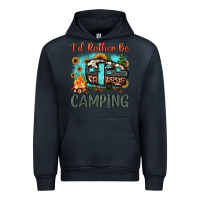 Navy i'd rather be camping Urban Hoodie - JahusDesignShop