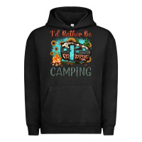 Pigment Black i'd rather be camping Urban Hoodie - JahusDesignShop