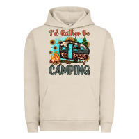 Pigment French Oak i'd rather be camping Urban Hoodie - JahusDesignShop
