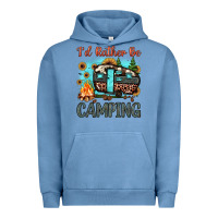 Pigment Pebble Blue i'd rather be camping Urban Hoodie - JahusDesignShop