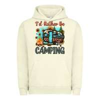 Pigment Pistachio i'd rather be camping Urban Hoodie - JahusDesignShop