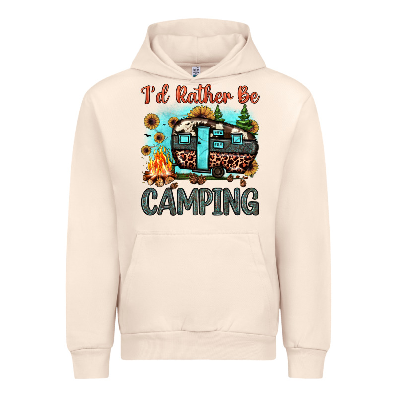 I'd Rather Be Camping Urban Hoodie by JahusDesignShop | Teevron