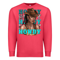 Cardinal howdy howdy black girl Premium Sweatshirt - texasbilliewilder