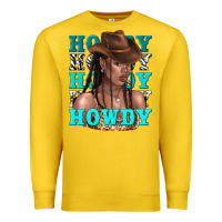 Lemon howdy howdy black girl Premium Sweatshirt - texasbilliewilder