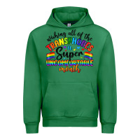 Emerald wishing all of the transphobes uncomfortable month Urban Hoodie - Artiststas