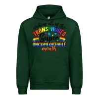 Forest Green wishing all of the transphobes uncomfortable month Urban Hoodie - Artiststas
