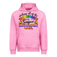 Fuchsia Pink wishing all of the transphobes uncomfortable month Urban Hoodie - Artiststas