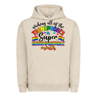 Pigment French Oak wishing all of the transphobes uncomfortable month Urban Hoodie - Artiststas
