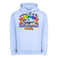Pigment Grape Ice wishing all of the transphobes uncomfortable month Urban Hoodie - Artiststas