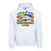 White wishing all of the transphobes uncomfortable month Urban Hoodie - Artiststas