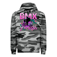 Slate Camo bmx princess Premium Hoodie - AdoDesignShop