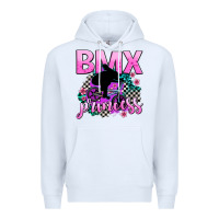 White bmx princess Premium Hoodie - AdoDesignShop